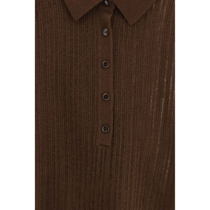 Felpa Allude in cashmere marrone