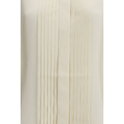 Rohe Cream Silk Dress Shirt