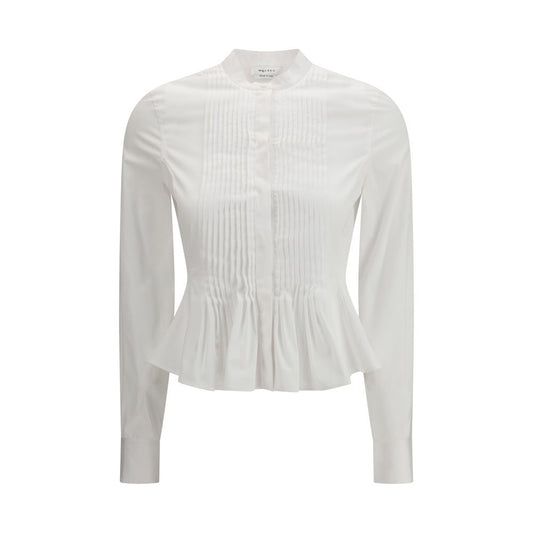 Camicia bianca in cotone di Alexander McQueen