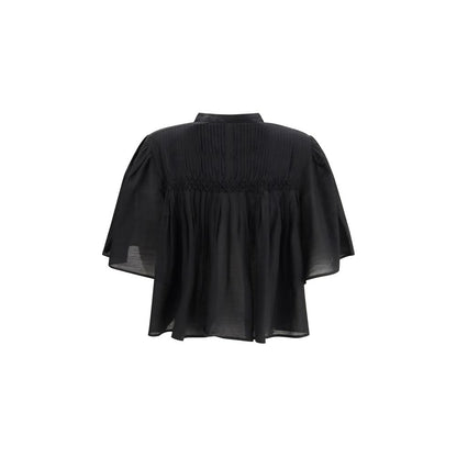 Marant Etoile Black Cotton Blouse