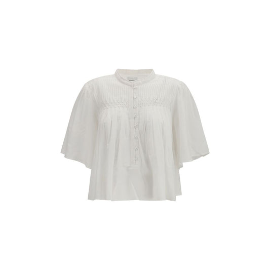 Marant Etoile White Cotton Blouse