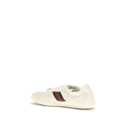 Gucci Cream Calf Leather Bos Taurus Low Top Sneakers