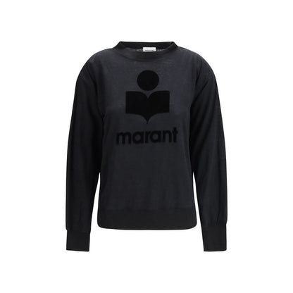 Marant Etoile Black Linen Sweatshirt