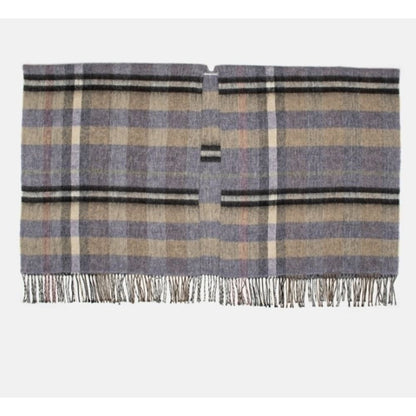 Gas Brown Marabou Poncho