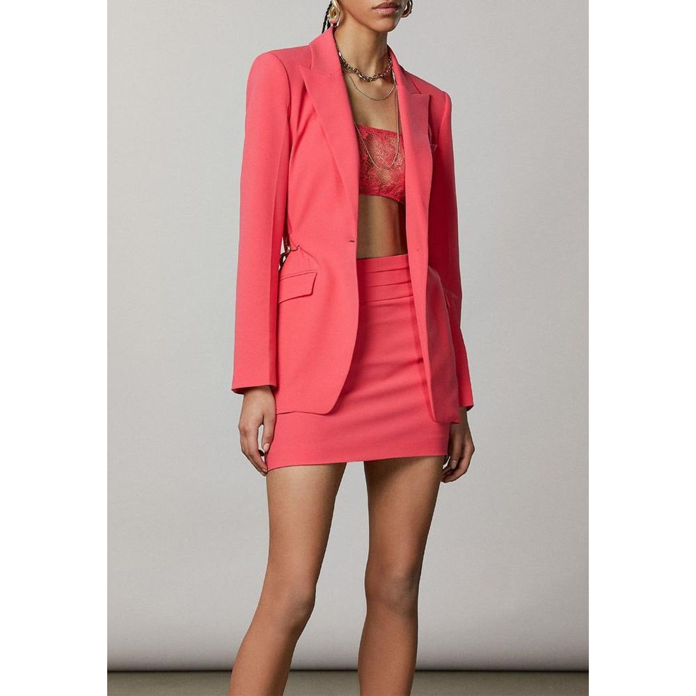 Patrizia Pepe Red Polyester Blazer