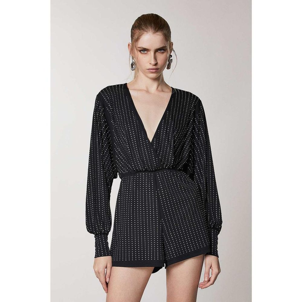 Patrizia Pepe Black Polyester Jumpsuit