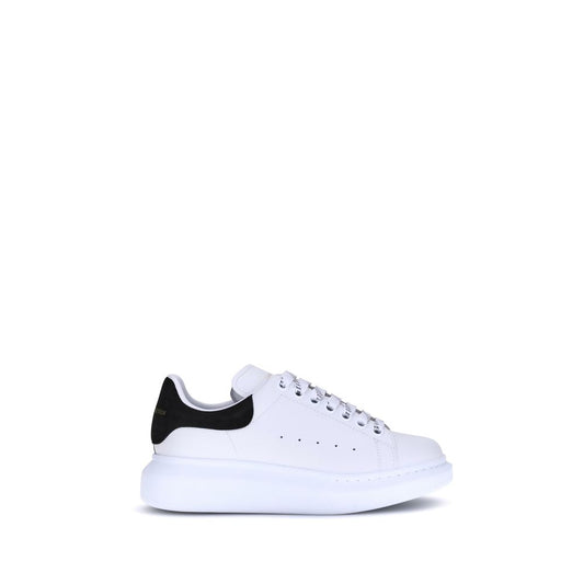 Sneakers con plateau Bos Taurus in pelle di vitello bianca di Alexander McQueen