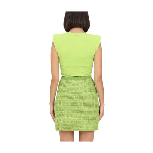 Patrizia Pepe Multicolor Cotton Mini Skirt