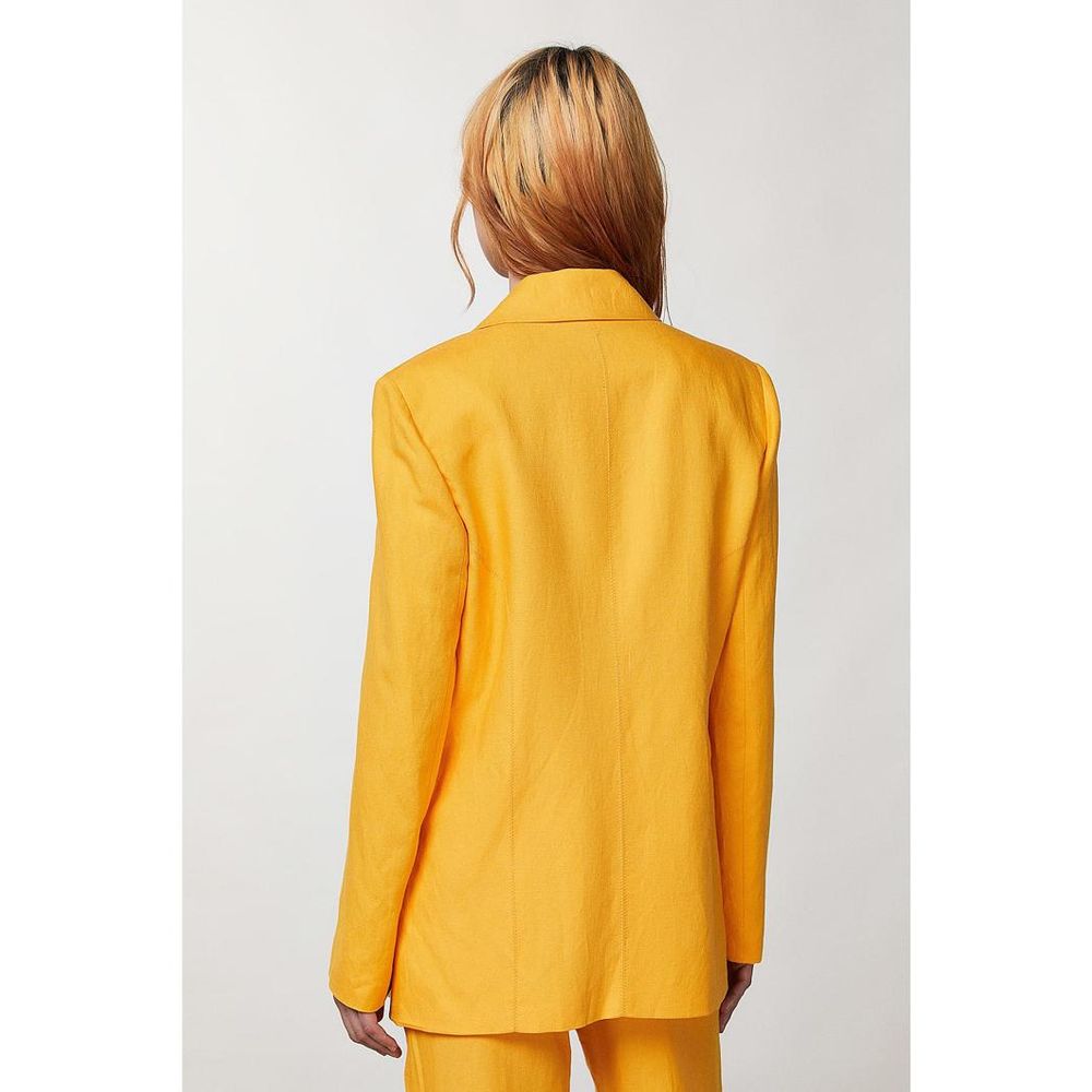 Patrizia Pepe Orange Viscose Blazer