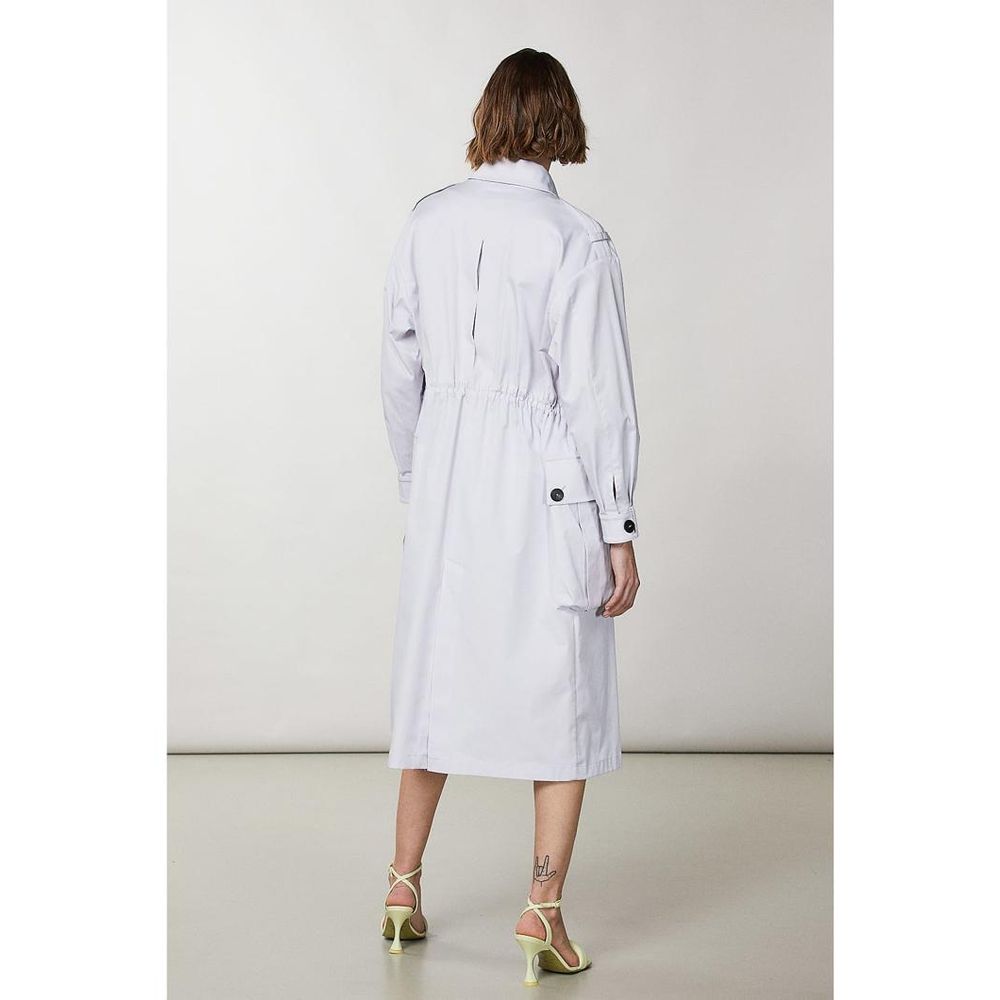 Patrizia Pepe Purple Polyester Coat