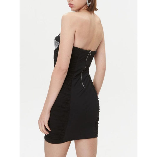 Patrizia Pepe Black Nylon Casual Dress