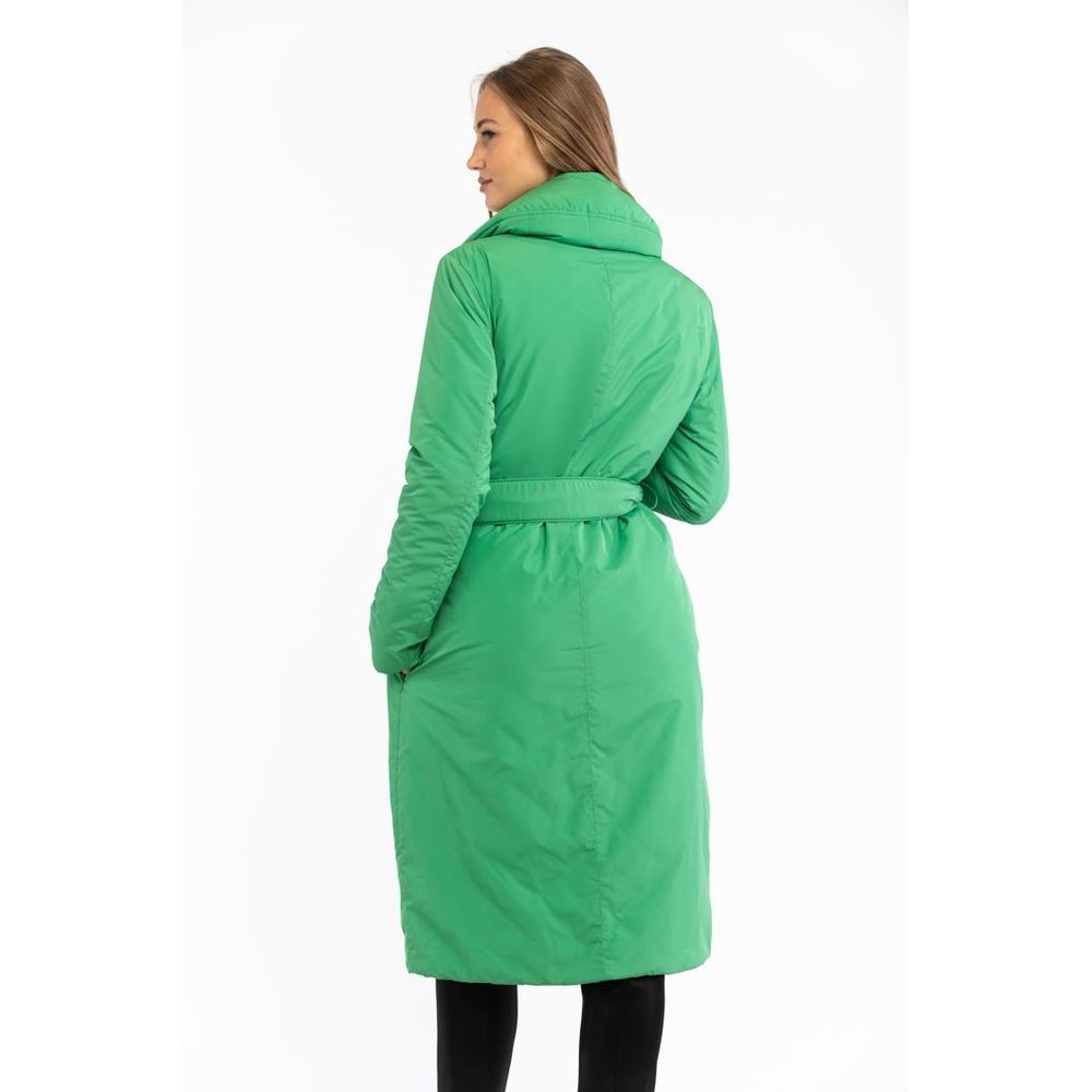 Patrizia Pepe Green Polyester Parka