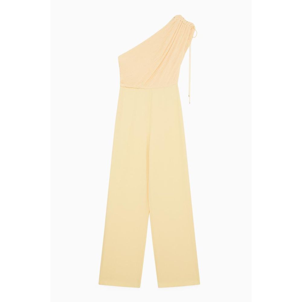 Patrizia Pepe Yellow Polyester Jumpsuit