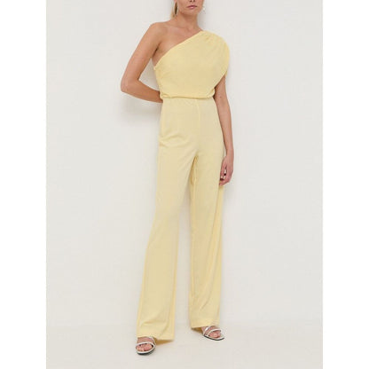 Patrizia Pepe Yellow Polyester Jumpsuit