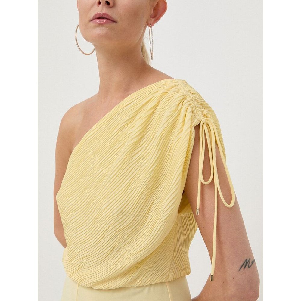 Patrizia Pepe Yellow Polyester Jumpsuit