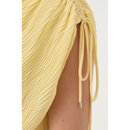 Patrizia Pepe Yellow Polyester Jumpsuit