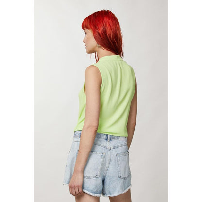 Patrizia Pepe Yellow Denim Shorts