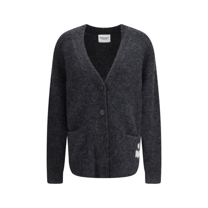 Isabel Marant Étoile Gray Alpaca Vicugna Pacos Cardigan