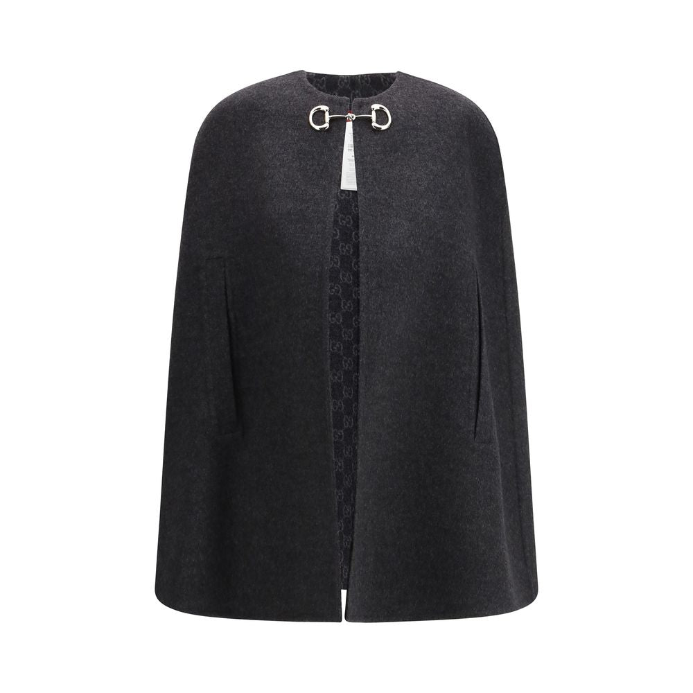 Cappotto di lana grigio Gucci