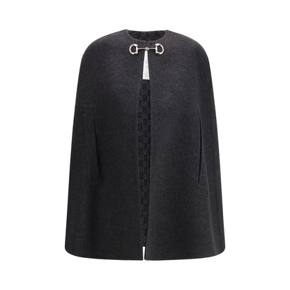 Cappotto di lana grigio Gucci