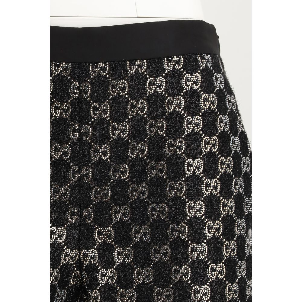 Pantaloncini Gucci in viscosa nera