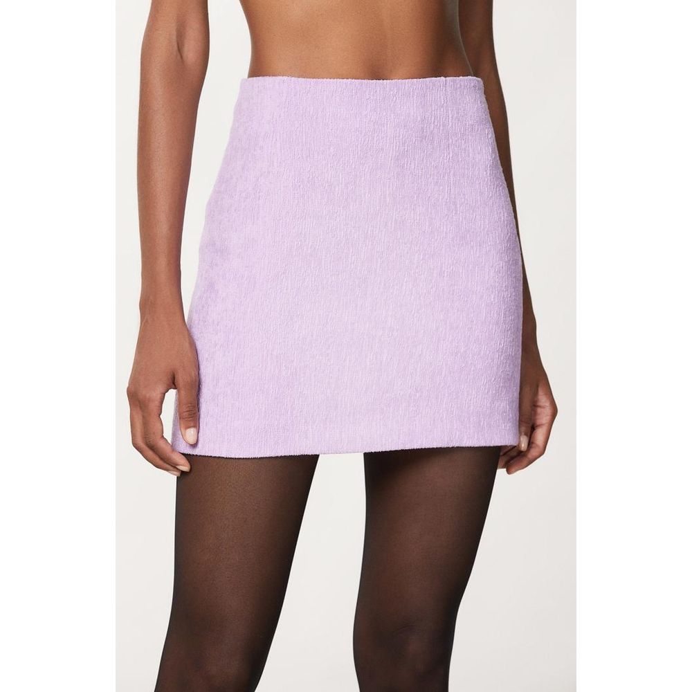 Patrizia Pepe Purple Polyester Mini Skirt
