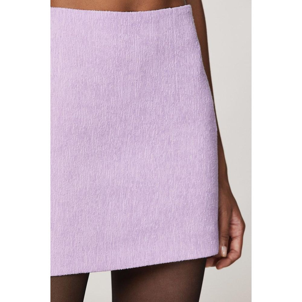 Patrizia Pepe Purple Polyester Mini Skirt