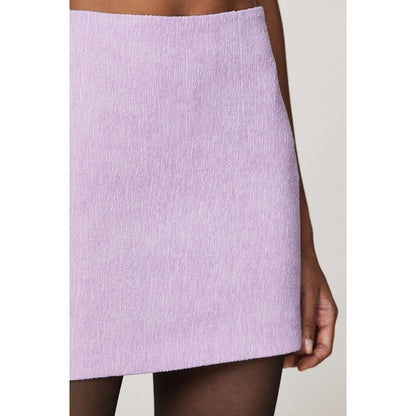 Patrizia Pepe Purple Polyester Mini Skirt