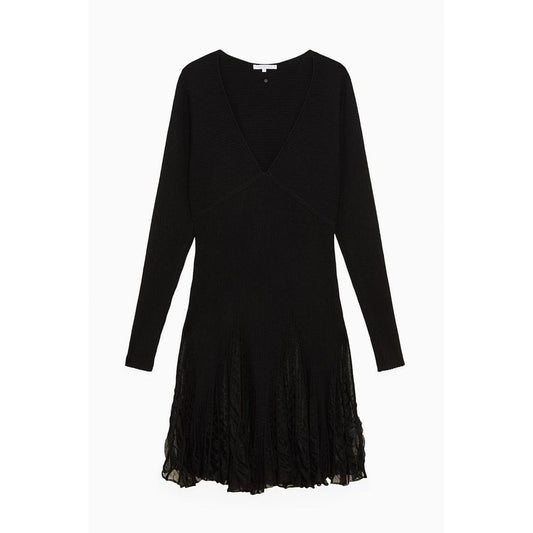 Patrizia Pepe Black Viscose Casual Dress