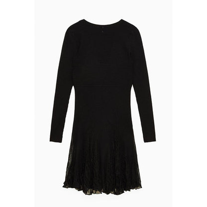 Patrizia Pepe Black Viscose Casual Dress
