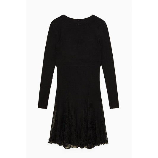 Patrizia Pepe Black Viscose Casual Dress