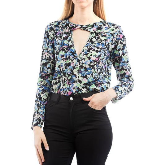 Patrizia Pepe Multicolor Polyester Long Sleeve T-Shirt