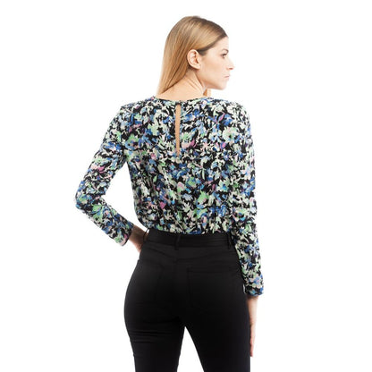 Patrizia Pepe Multicolor Polyester Long Sleeve T-Shirt