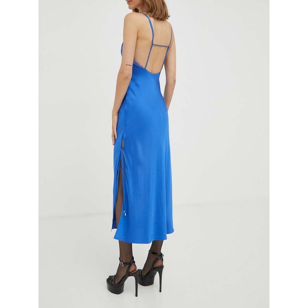 Patrizia Pepe Blue Viscose Casual Dress