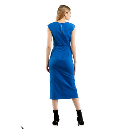 Patrizia Pepe Blue Polyester Casual Dress