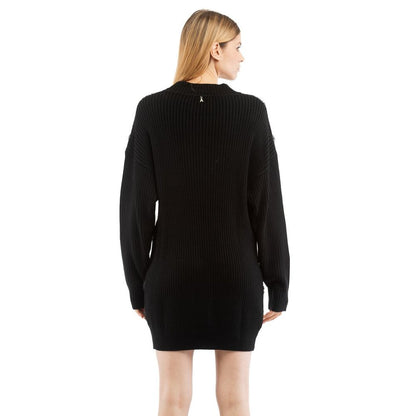 Patrizia Pepe Black Nylon Casual Dress