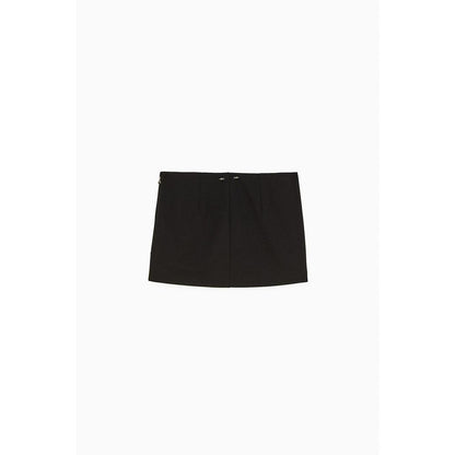 Patrizia Pepe Black Viscose Mini Skirt