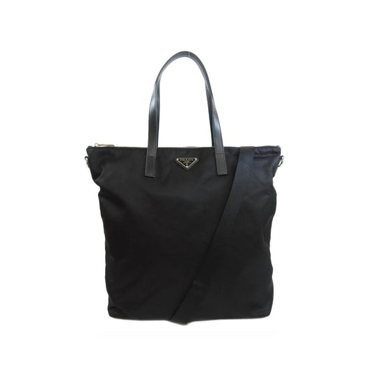 Borsa tote Prada in nylon nero