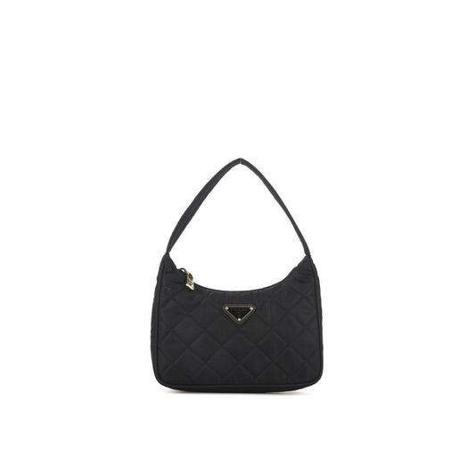Borsa a tracolla Prada in nylon nero