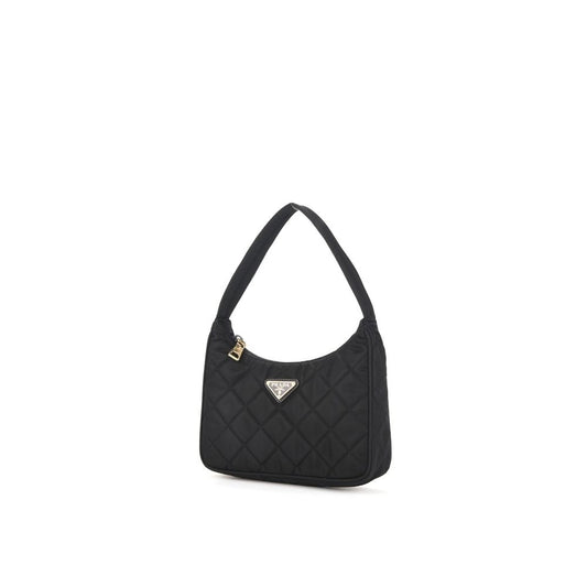 Borsa a tracolla Prada in nylon nero