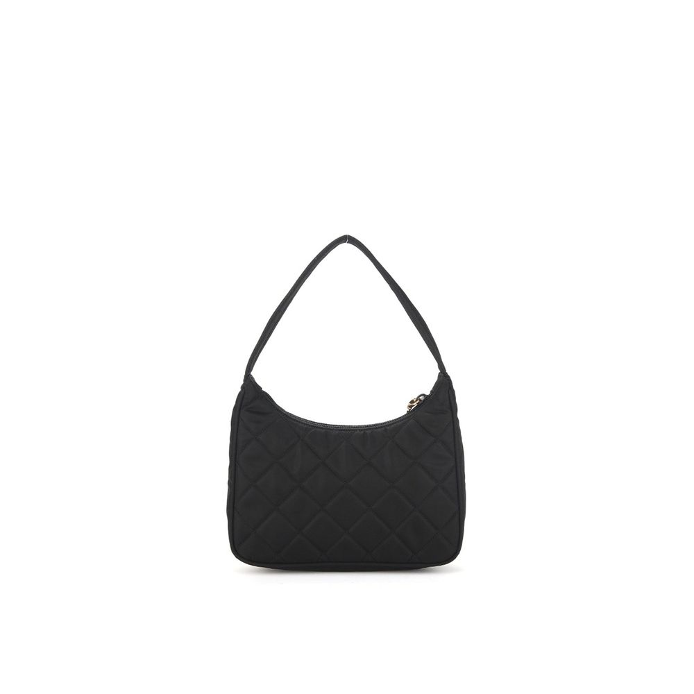 Borsa a tracolla Prada in nylon nero