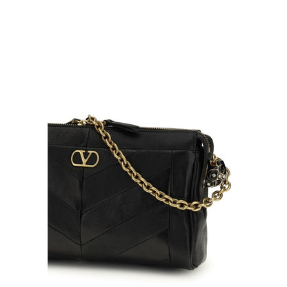 Borsa a tracolla Valentino Garavani Ovis Aries in agnello nero