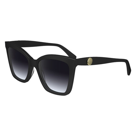 Occhiali da sole Longchamp in acetato nero