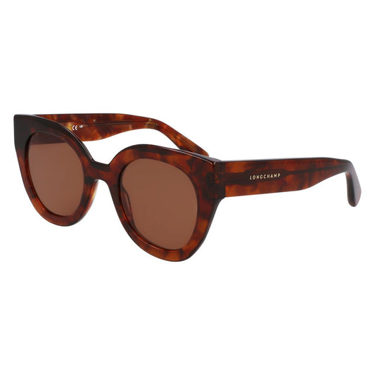 Occhiali da sole Longchamp in acetato marrone