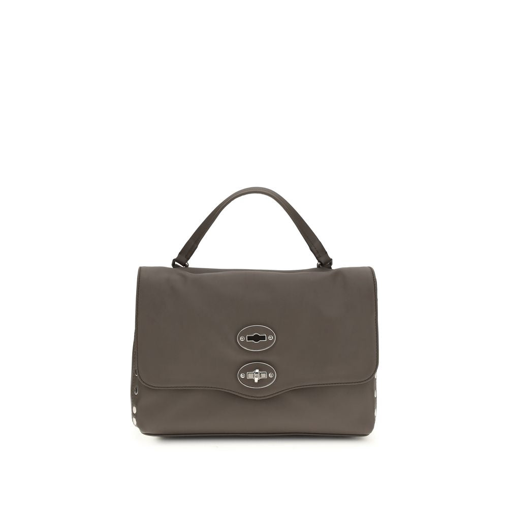 Borsa a mano Bos Taurus in pelle di vitello marrone Zanellato