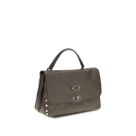 Zanellato Brown Calf Leather Bos Taurus Handbag