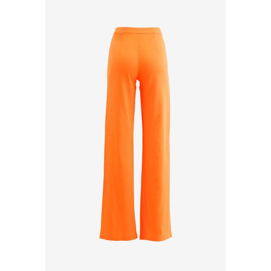Patrizia Pepe Orange Viscose Casual Pants
