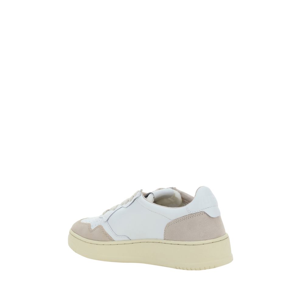 Sneakers basse Bos Taurus in pelle di vitello bianca Autry