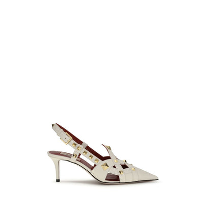 Valentino Garavani - Décolleté con tacco alto in pelle di capra beige