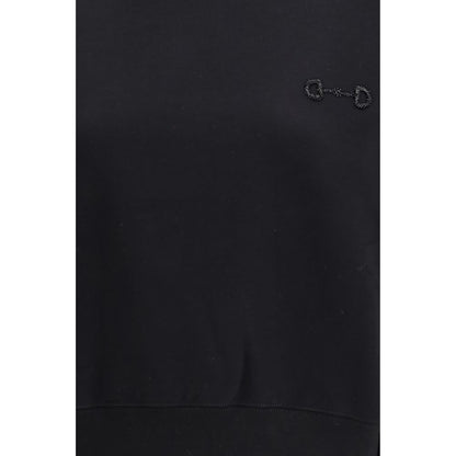 Felpa Gucci in cotone nero